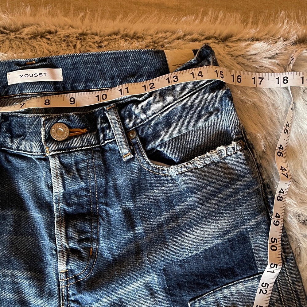 Moussy Patchwork Medium Blue Jeans - image 7